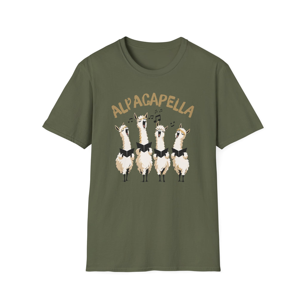 Alpacapella Singing Llamas T-Shirt