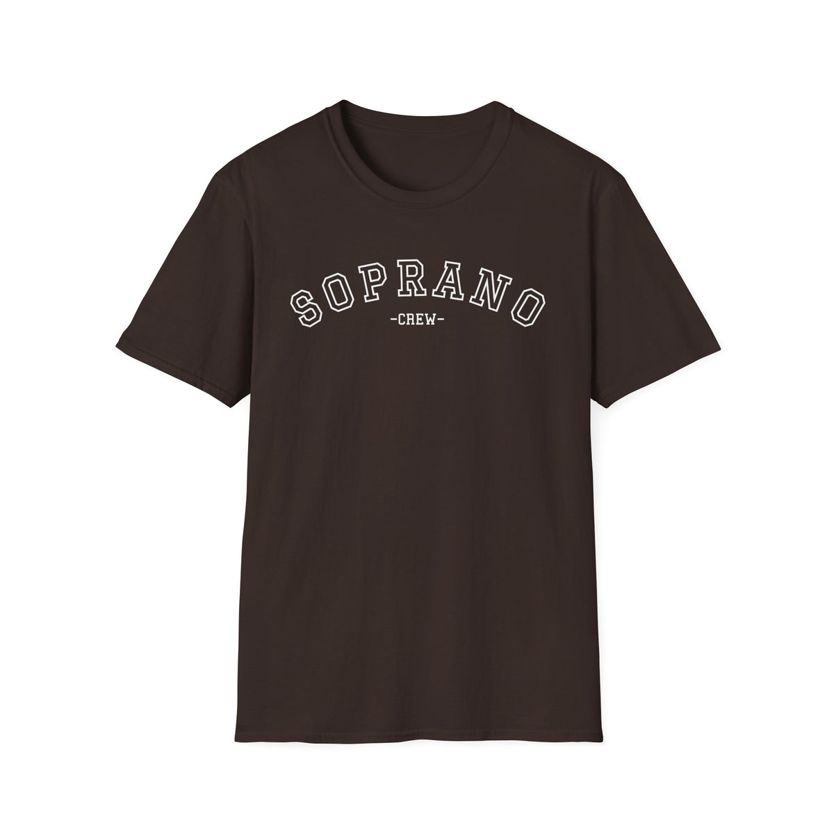 Soprano Crew T-Shirt — Minimal Collegiate Music Tee