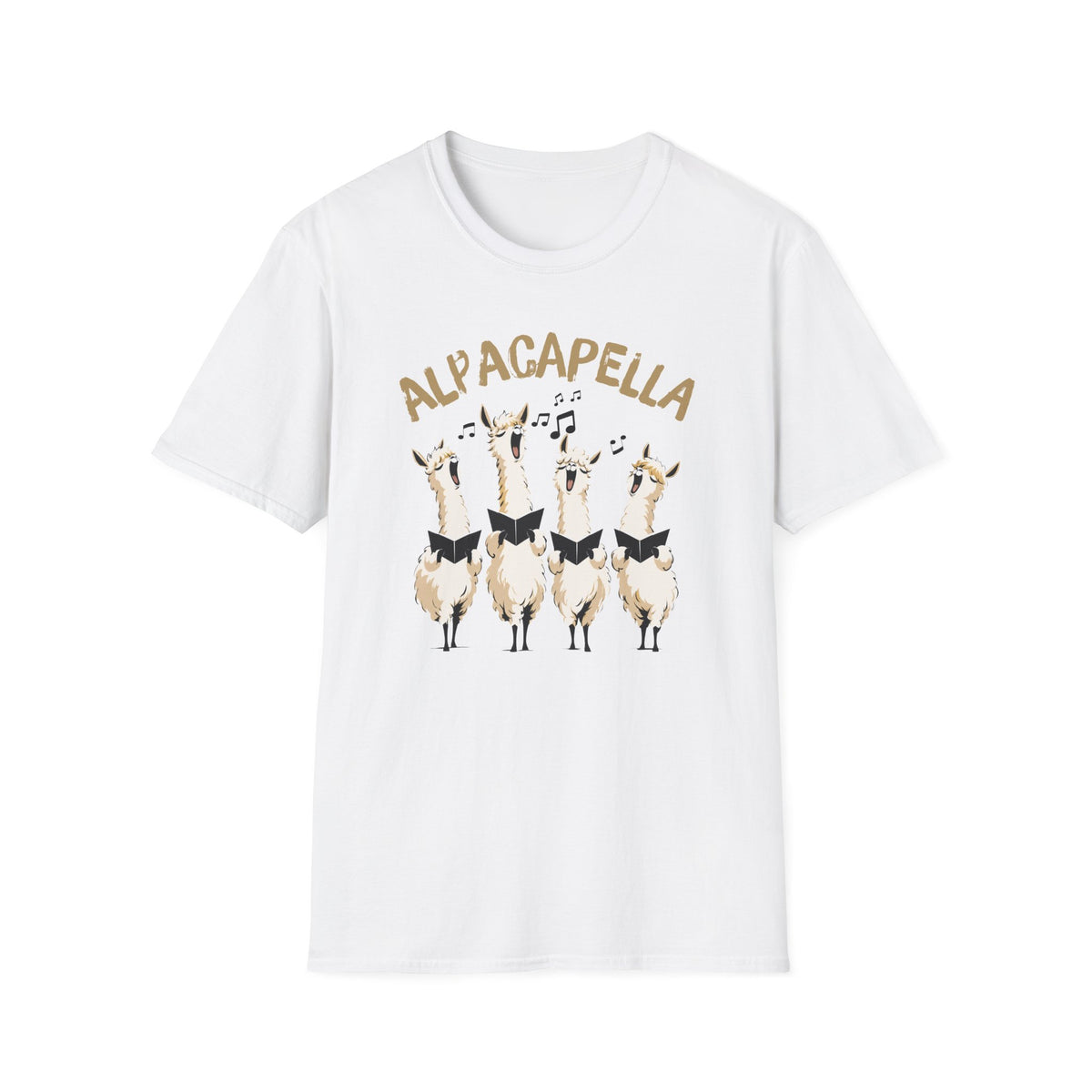 Alpacapella Singing Llamas T-Shirt