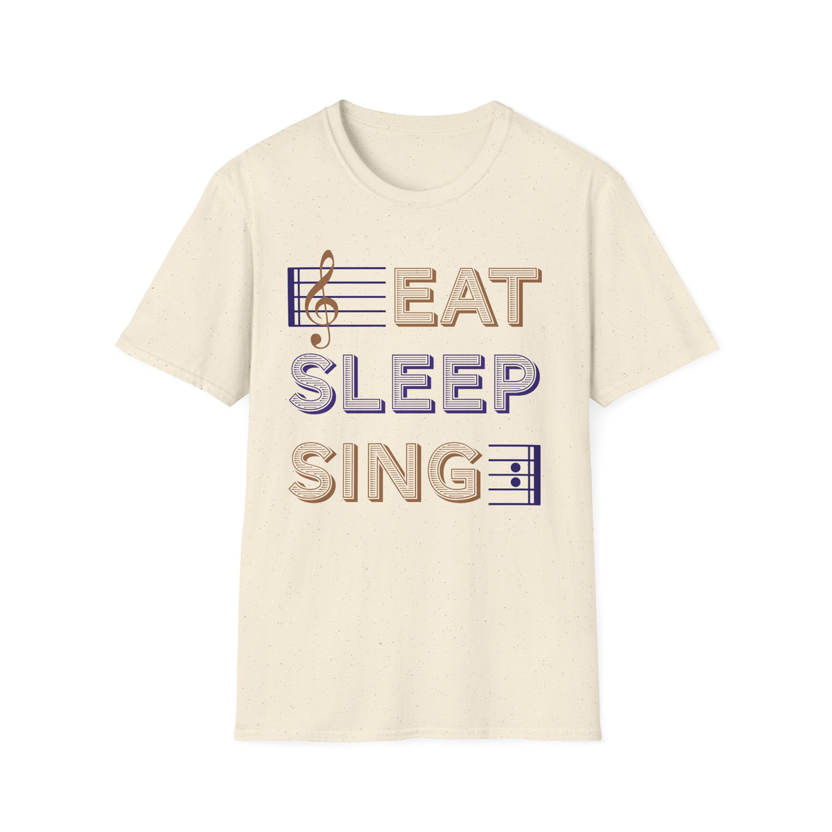 Eat Sleep Sing T-Shirt — Music Lover Choir Tee