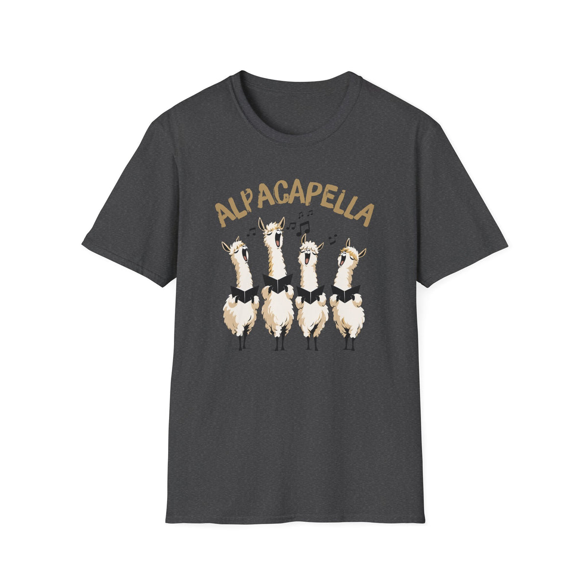 Alpacapella Singing Llamas T-Shirt