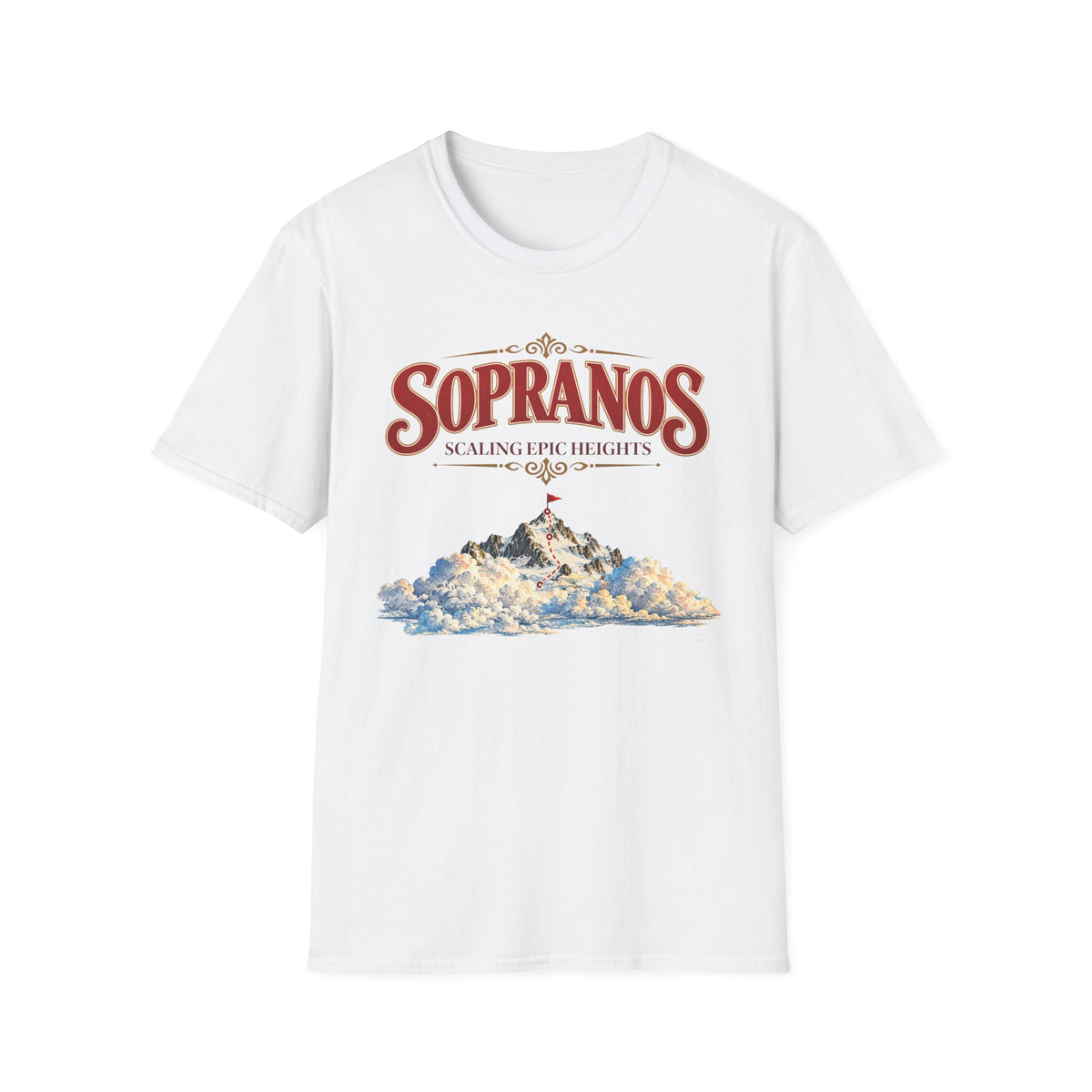Sopranos 'Scaling Epic Heights' Graphic T-Shirt