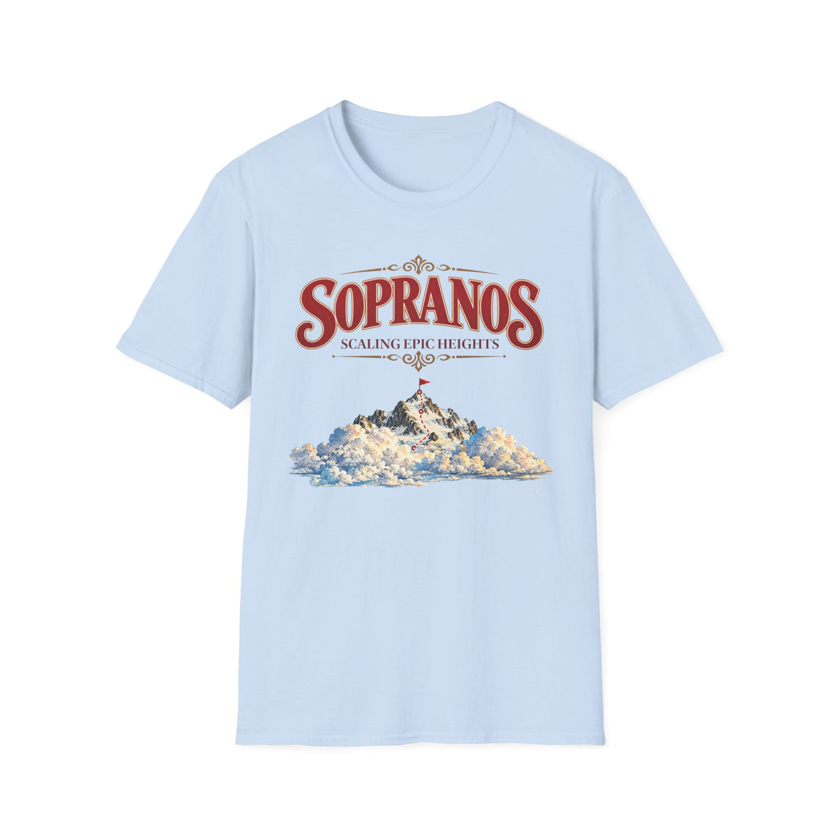 Sopranos 'Scaling Epic Heights' Graphic T-Shirt