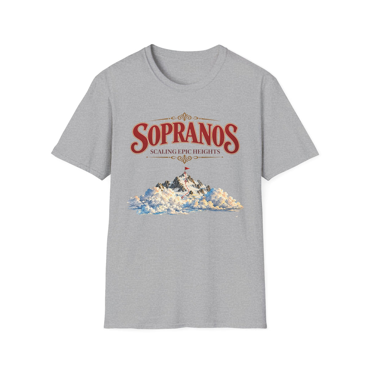 Sopranos 'Scaling Epic Heights' Graphic T-Shirt