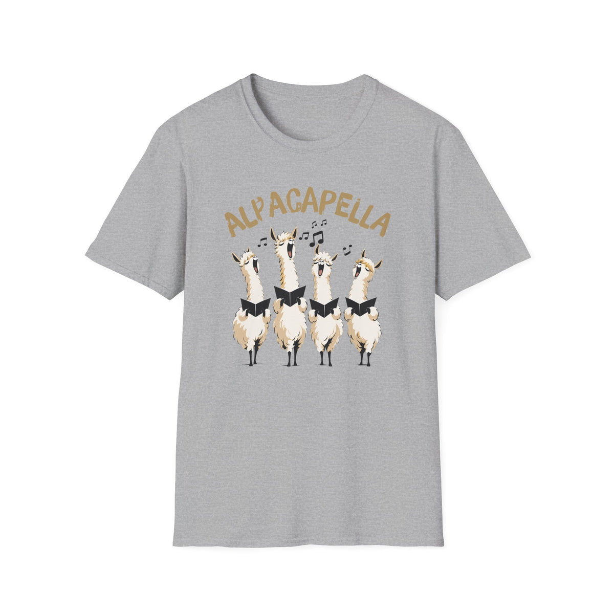 Alpacapella Singing Llamas T-Shirt