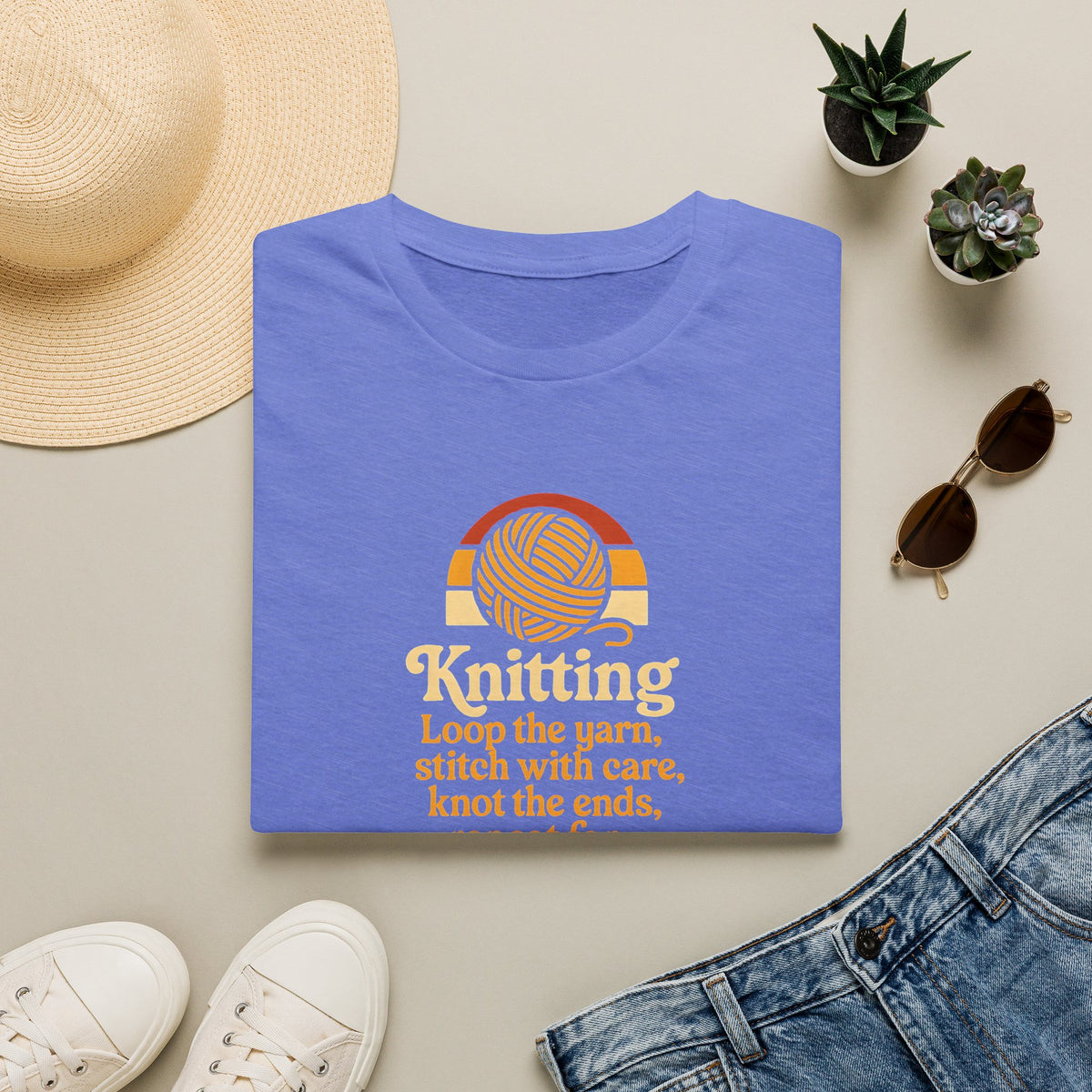 Knitting Yarn Ball T-Shirt