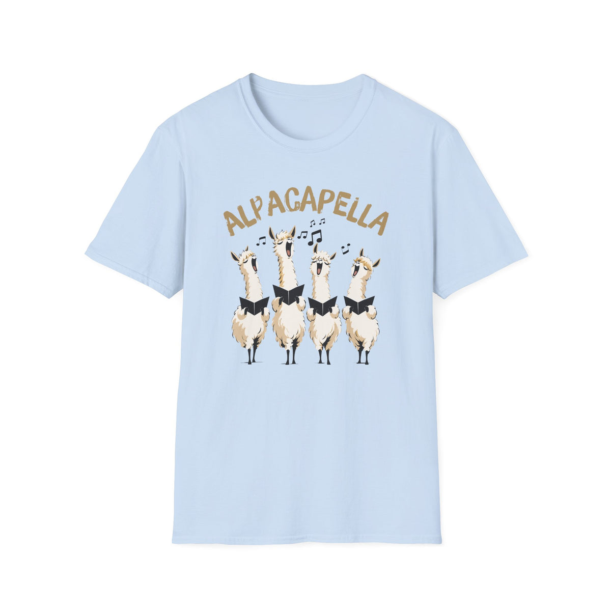 Alpacapella Singing Llamas T-Shirt