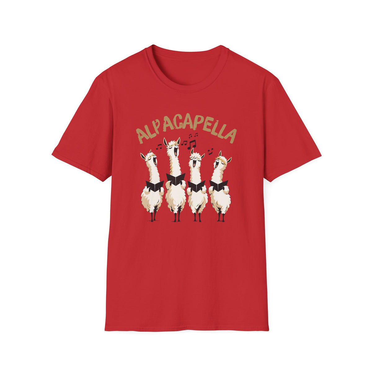 Alpacapella Singing Llamas T-Shirt
