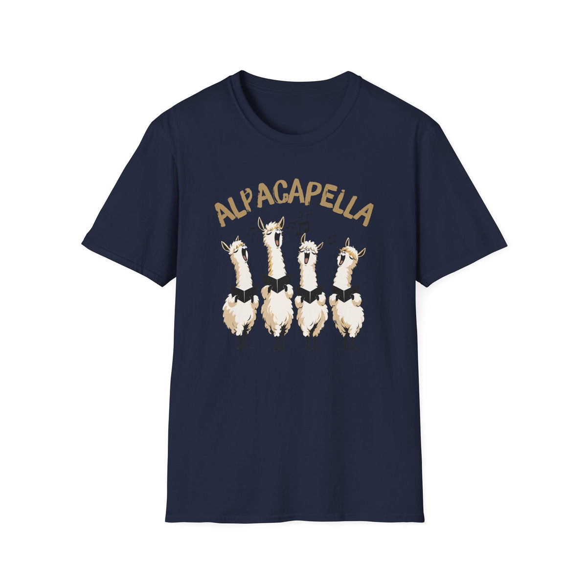 Alpacapella Singing Llamas T-Shirt