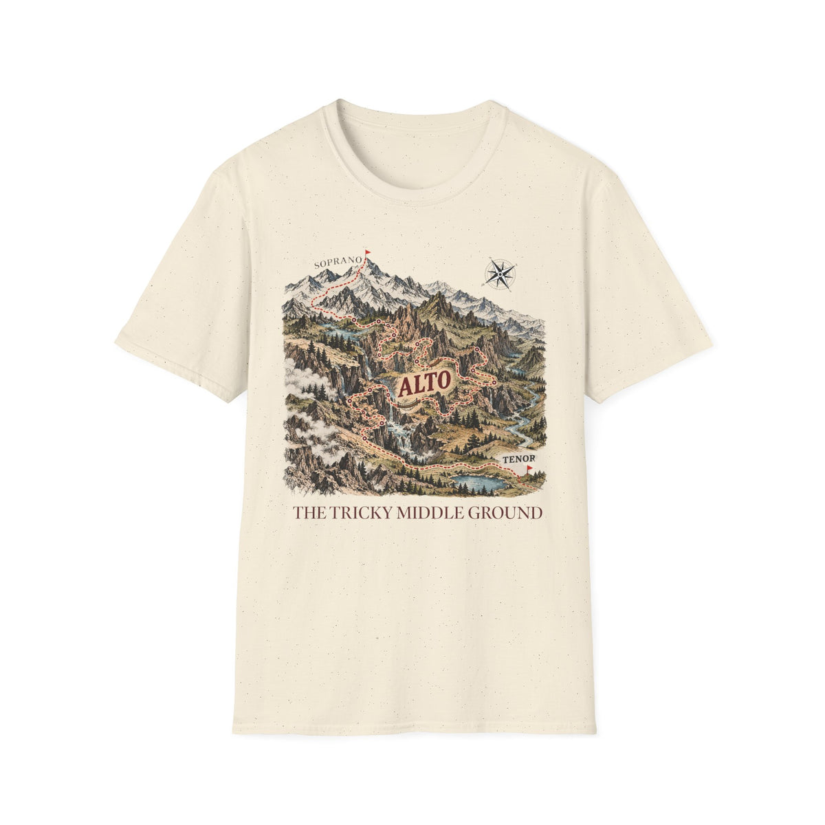 Alto Vintage Topographic Map T-Shirt